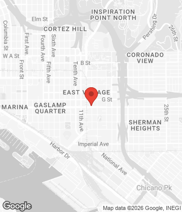 Map of BESHOCK Ramen East Village - 1288 Market Street, San Diego, CA, 92101, US